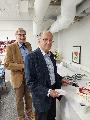  Höstens första månadslunch 10.9.2026. Pentti Kivikoski och Pauli Mattila bjöd på födelsedagstårta.